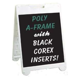  NEOPlex 25 x 36 Poly Plastic Sidewalk Sandwich Board A frame Sign 