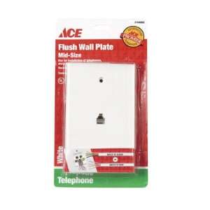  4 each Ace Mid Size Flush Wall Jack Wall Plate (3164860 