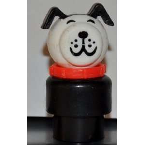  Little People Puppy Dog with Red Collar (Plastic Head & Plastic 