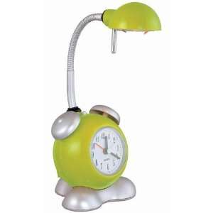  Timely Ii Clock Desk Lamp, 12HX4D, GREEN