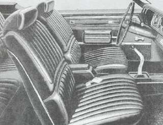 1971 72 Cutlass Supreme HT/Conv & 442 Conv Seat Covers  