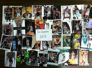 Tim Duncan 35 card lot all different (lot 2)  