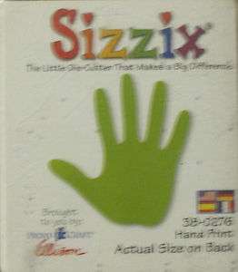 Sizzix Original **RETIRED** Hand Print Die Small  