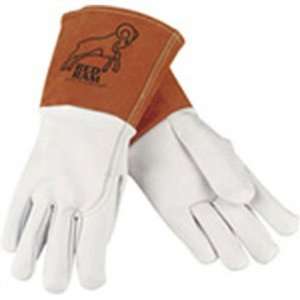 MIG/TIG Welding Gloves   Red Ram Premium Grade Grain Goatskin   12 