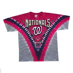  Washington Nationals V Tie Dye T shirt