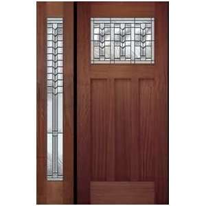  Exterior Door Craftsman Tianna Three Panel One Lite with 
