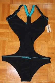 DIESEL Swimwear LINS Bathing Suit One Piece CUT OUT L    