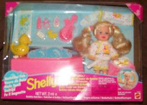 Shelly Baby Sister of Barbie Bathtime Fun MIB  