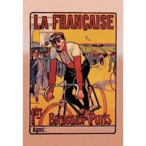  Francaise Bordeaux Paris Bicycle Race   Paper Poster (18 