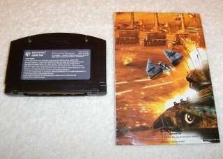 N64 Battle Zone Rise of the Black Dogs Game and Manual   G++ 