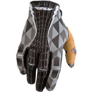 Fly Racing Mens 2012 Kinetic Motocross Gloves Black/Gray Extra Large 