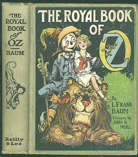 ROYAL BOOK of OZ Frank Baum c1921 1st Ed Early Printing  