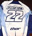 chad reed signed thor core yamaha promo jersey 22 large expedited 