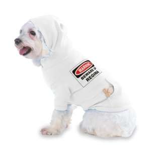   Regina Hooded (Hoody) T Shirt with pocket for your Dog or Cat LARGE