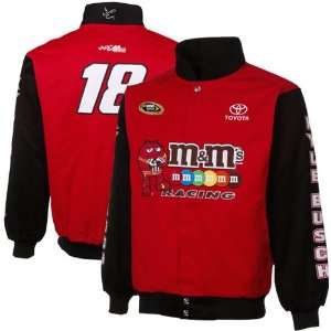   Kyle Busch Big Number Full Button Jacket   Red