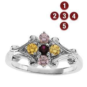  Heritage Sterling Silver Mothers Ring Jewelry