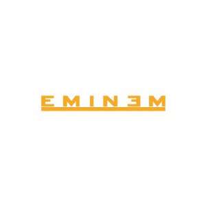  Eminem GOLDEN YELLOW Vinyl window decal sticker Office 