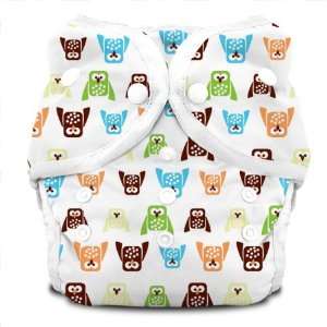 Thirsties Duo Diaper Snap, Hoot, Size Two (18 40 lbs 