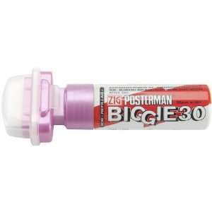  Zig 30mm Wide Posterman Biggie Tip Marker, Metallic Pink 