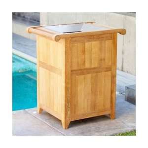  18166 Palazzo II Teak Trash Can