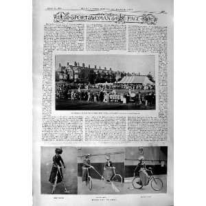   Lawn Tennis Bicycle Polo Ladies Sport Photograph