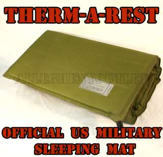 US MILITARY THERMAREST Self Inflating Sleeping Mat Pad  