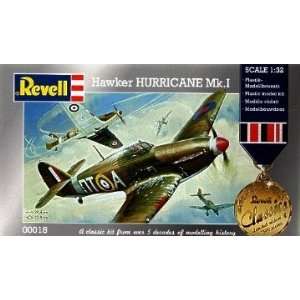  Hawker HURRICANE Mk.I 1 32 Revell Germany Toys & Games