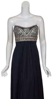THEIA Beaded Embroidered Silk Eve Gown Dress 14 NEW  