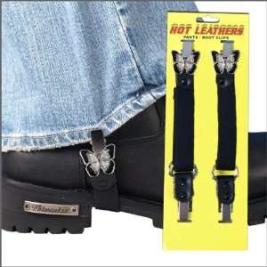   Sparkle Butterfly Hot Leathers Pants / Boot Clips Automotive