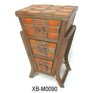 Home Decor Bamboo Wood Storage Chest 