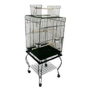  Brand New Parrot Bird Cage Cages Play W/Stand L24xW16xH53 