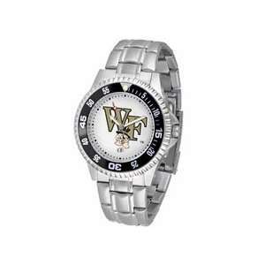   Wake Forest Demon Deacons Competitor Watch with a Metal Band Jewelry