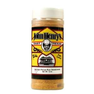 John Henrys East Texas Butter Pecan Rub BBQ Seasoning Spice   12 Oz 