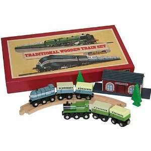  Perisphere and Trylon Games Traditional Wooden Train Set 