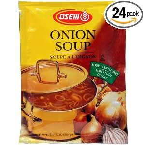 Osem Onion Soup, 3.0 Ounce Packages (Pack of 24)  Grocery 