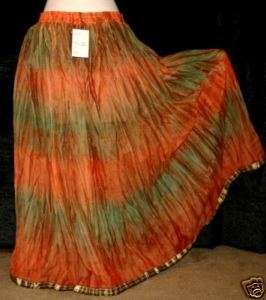   Hippie Dia De Los Muertos Gypsy Belly Dance Dancing Renaissance Skirt