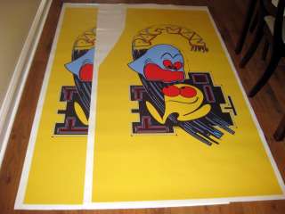 Fits Pac / Ms Pac Man Midway Cabinet Reproduction Vinyl Sideart Custom 