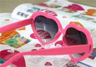 HOT SEL Pink Heart shaped Stylish Trendy Sunglasses FREE SHPIINNG 