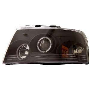   03 06 PROJECTOR HEADLIGHTS HALO BLACK CLEAR AMBER Automotive