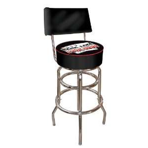 Four Aces Padded Bar Stool with Back
