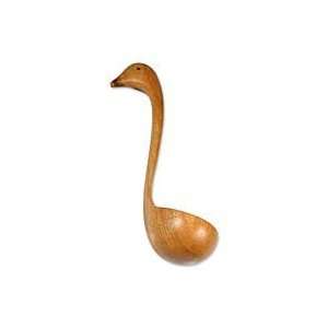  NOVICA Wood ladle, Peten Duck
