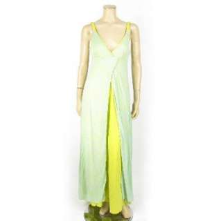 Erge Design Sleeveless Maxi Dress Chartreuse or Green  