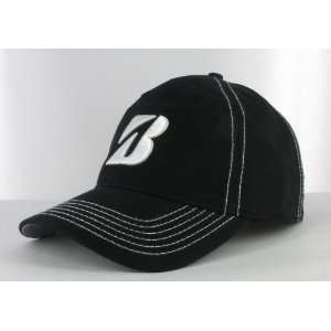  Bridgestone Mens Contrast Stitch Hat (Black)