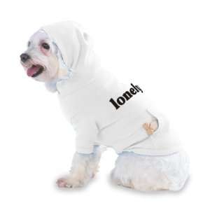  lonely Hooded (Hoody) T Shirt with pocket for your Dog or 