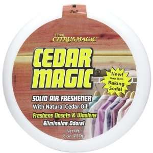  Citrus Magic Air Freshener Solid Cedar 8 oz (Quantity of 5 