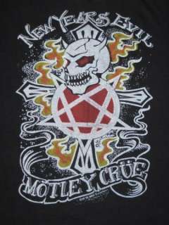 Vtg 1982 MOTLEY CRUE NEW YEARS EVIL CONCERT SHIRT tour  