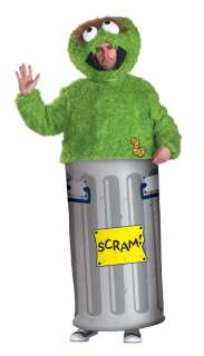 Sesame Street Bert Ernie Oscar Cookie Adult Costume Set  