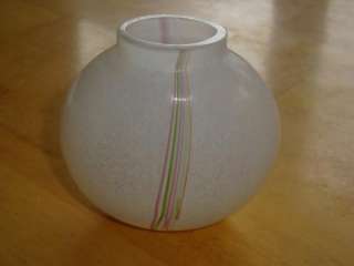 Signed Vintage Kosta Boda Art Glass Vase  