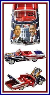 Obama Die Cast Collectible 1961 Chevy Car with C.O.A.  