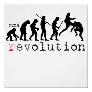  mma (r)evolution chart Poster Print